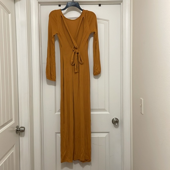 Free People Beach Luna midi dress Russet Orange XS $98 - Picture 4 of 6